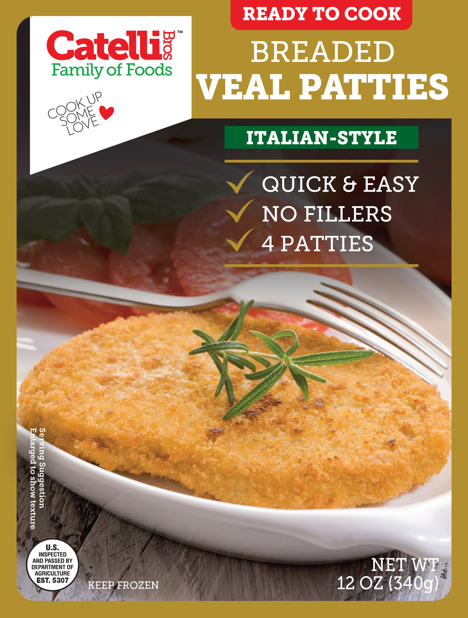 Breaded Veal Patties