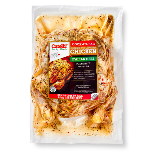 Seasoned Whole Chicken Roaster Italian Herb