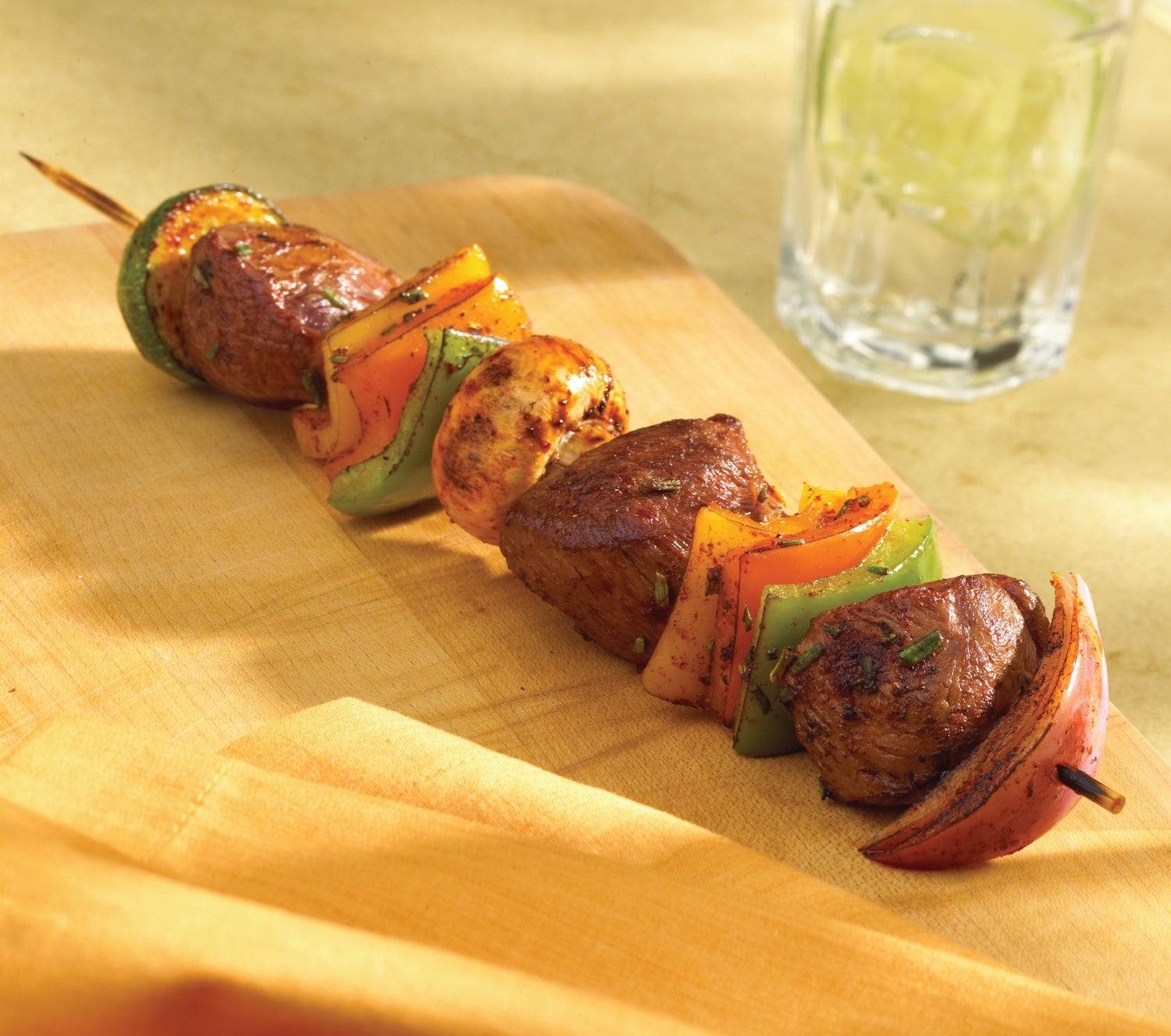 Balsamic & Rosemary-Scented Lamb Kabobs