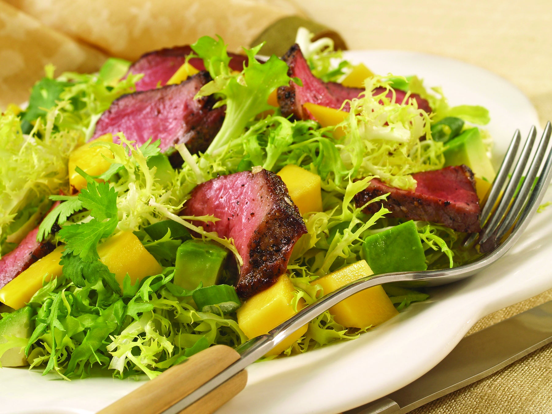 Lamb, Lime & Mango Salad