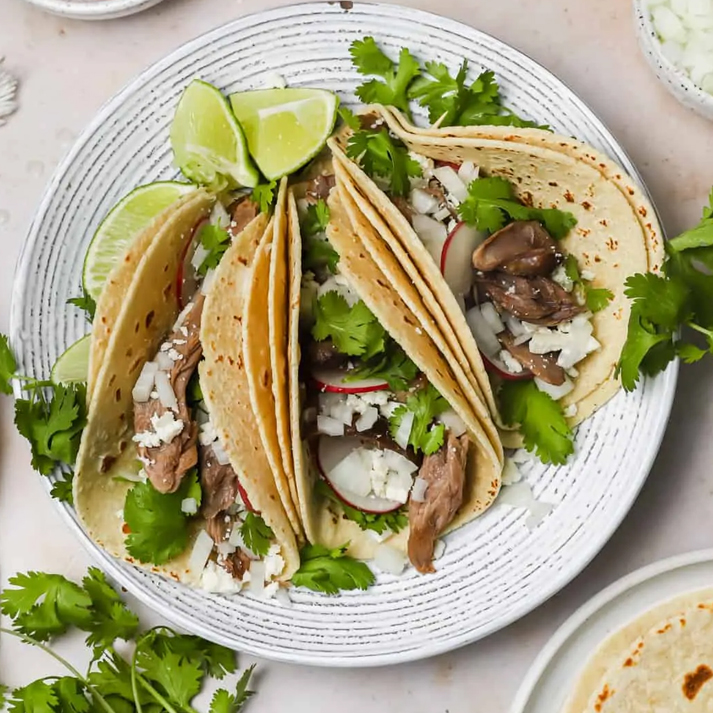 Braised American Lamb Tacos