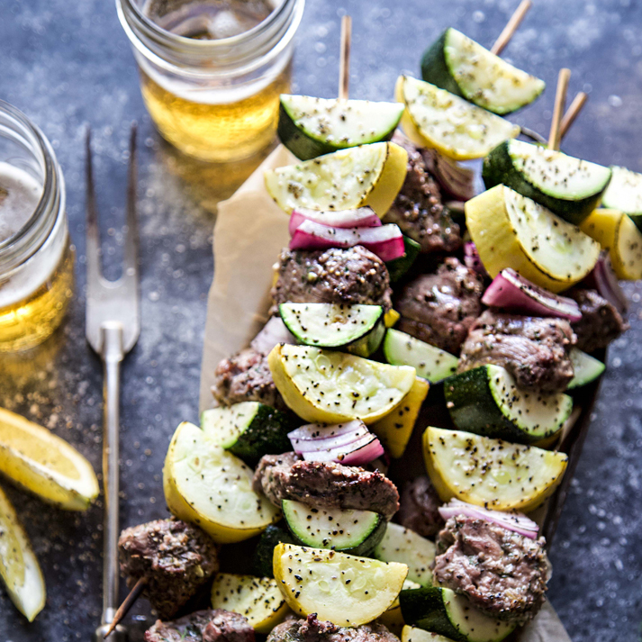 Grilled Citrus American Lamb Skewers