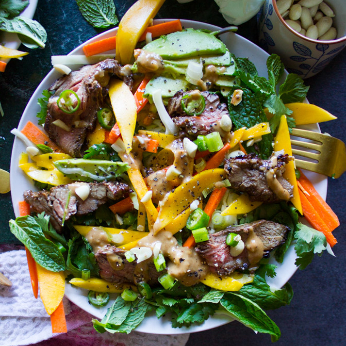 Thai Salad with American Lamb & Peanut Dressing