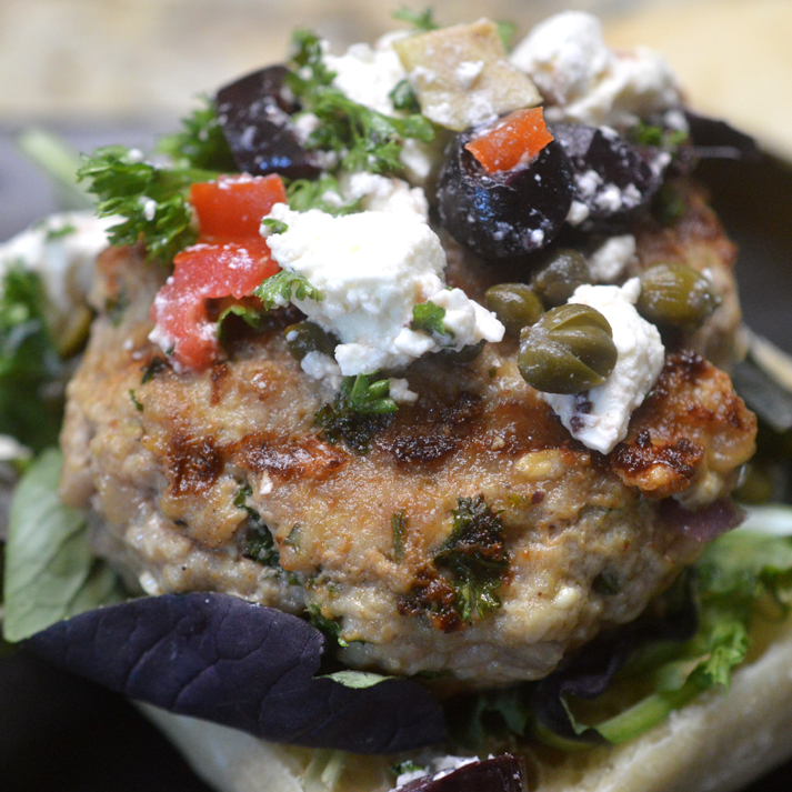 Mediterranean Veal Burger