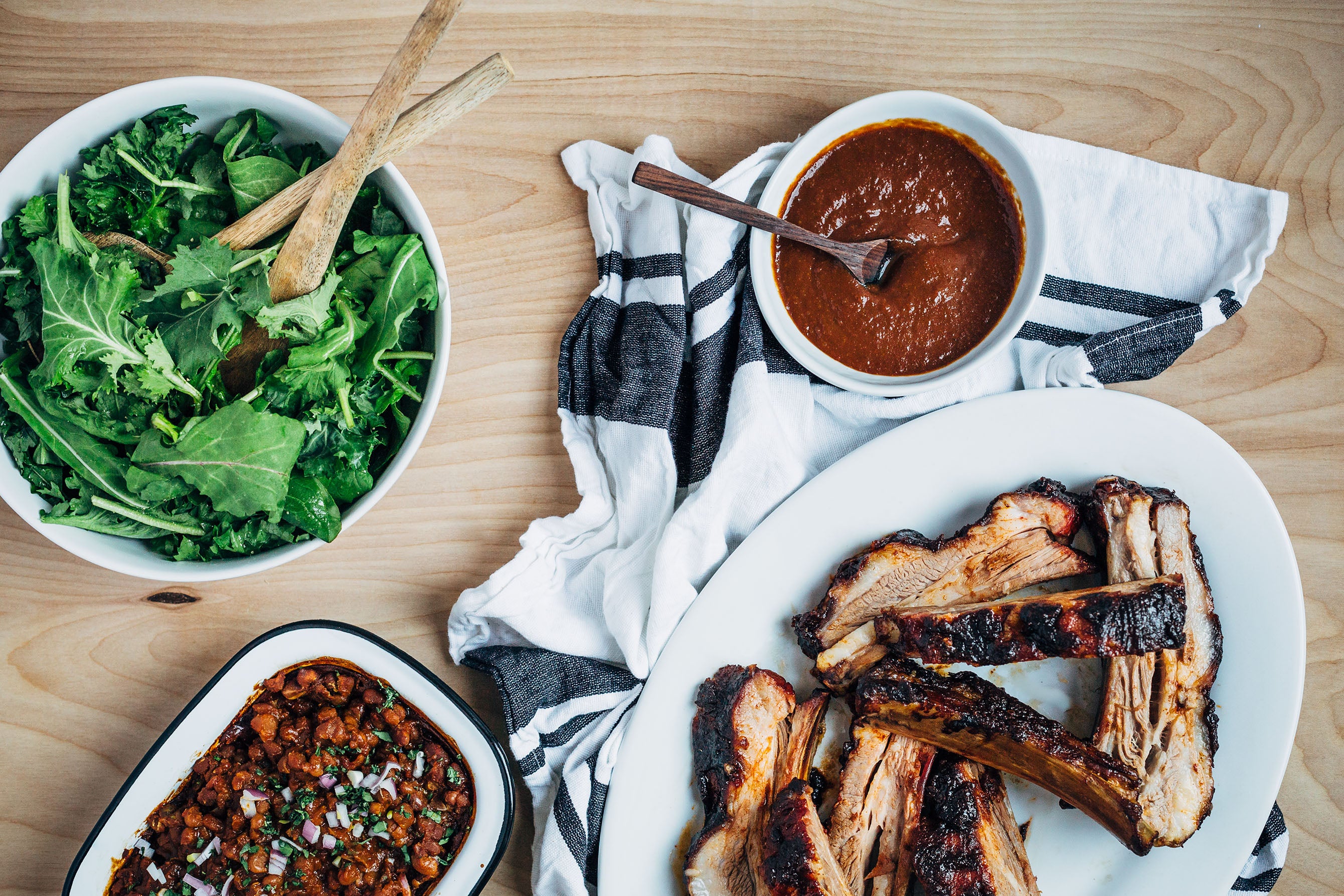 Smoked Memphis-Style Lamb Riblets