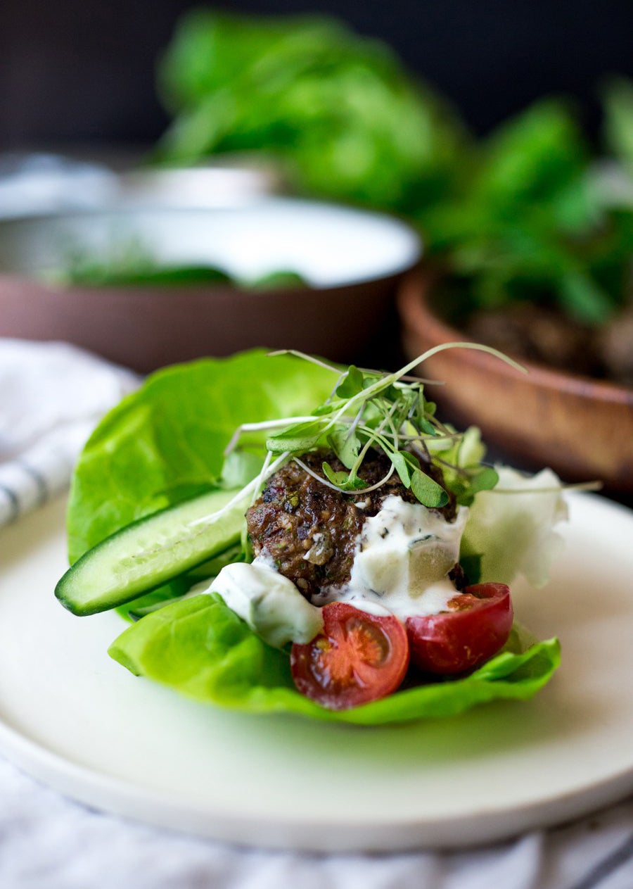 Grilled Lamb Kofta Wraps