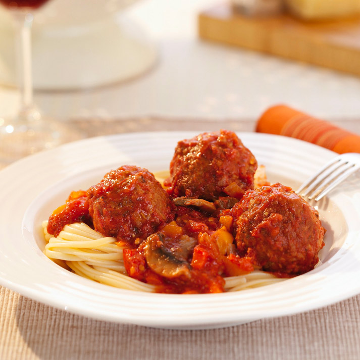 Meatballs with Jardinière Sauce